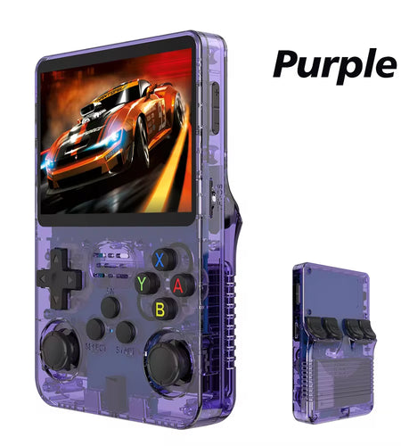 R36S Retro Handheld Video Game Console Linux System 3.5 Inch IPS Screen R35S Pro Portable Pocket Video Player 64GB Games