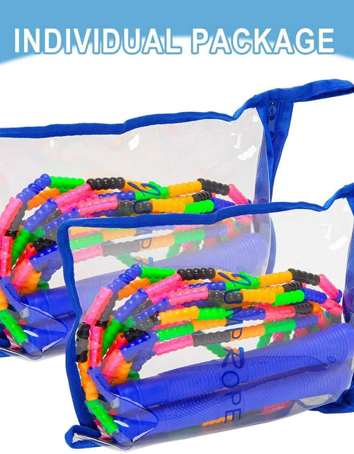 Load image into Gallery viewer, 2PCS Double Dutch Jump Rope Long Jump Rope 16 FT Beaded Skipping Rope, Ergonomic Design
