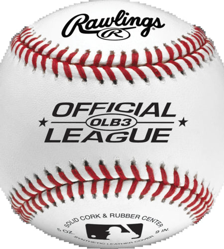 (6 Pack)  OLB3 Official League Recreational Use Baseball, Single Ball